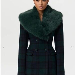 Naked Wardrobe Plaid Blazer